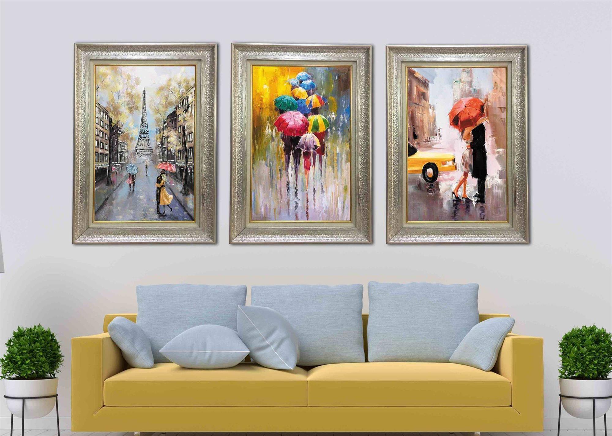 tranh canvas cảnh phố